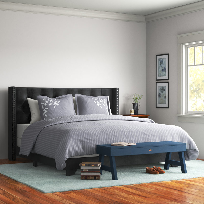 Andover Mills™ Sanders Upholstered Bed & Reviews Wayfair